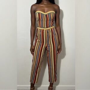 2X jumpsuit strapless